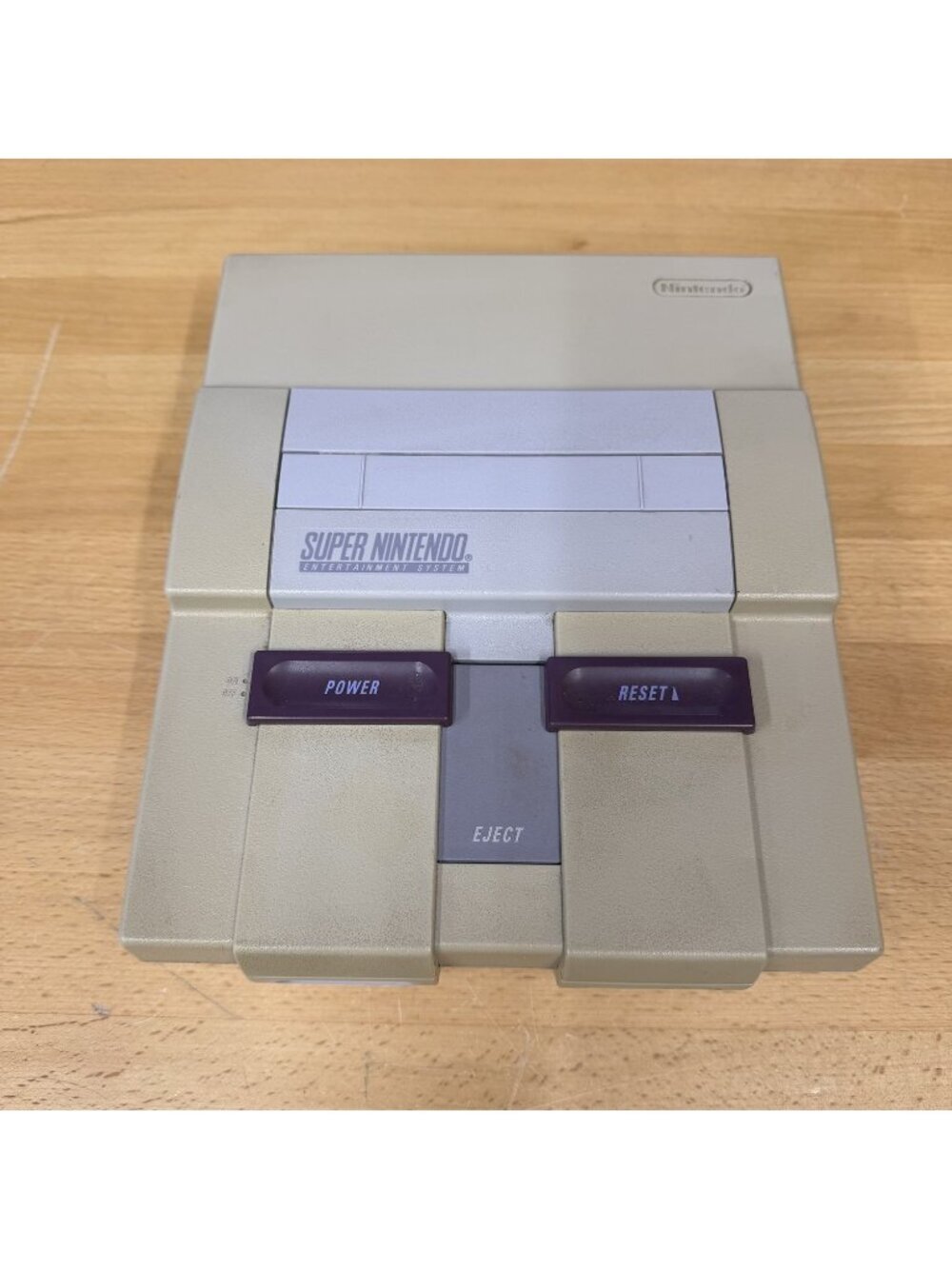Nintendo Super Nintendo SNES Console Model SNS-001 Original TESTED No Cables